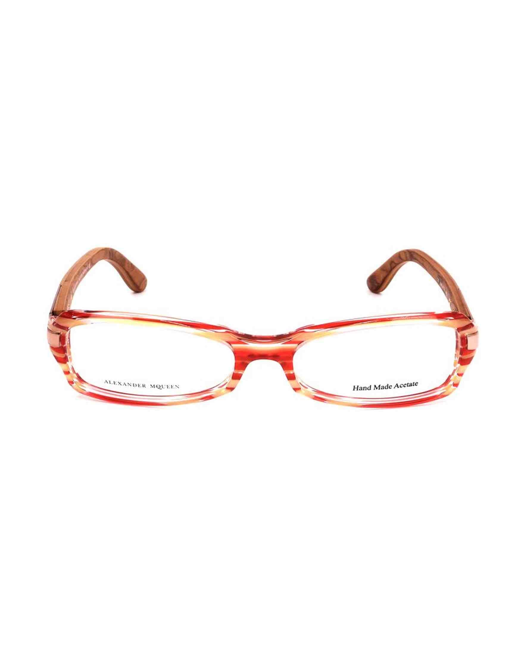 Alexander Mcqueen Acetate Red Frame Glam Steals