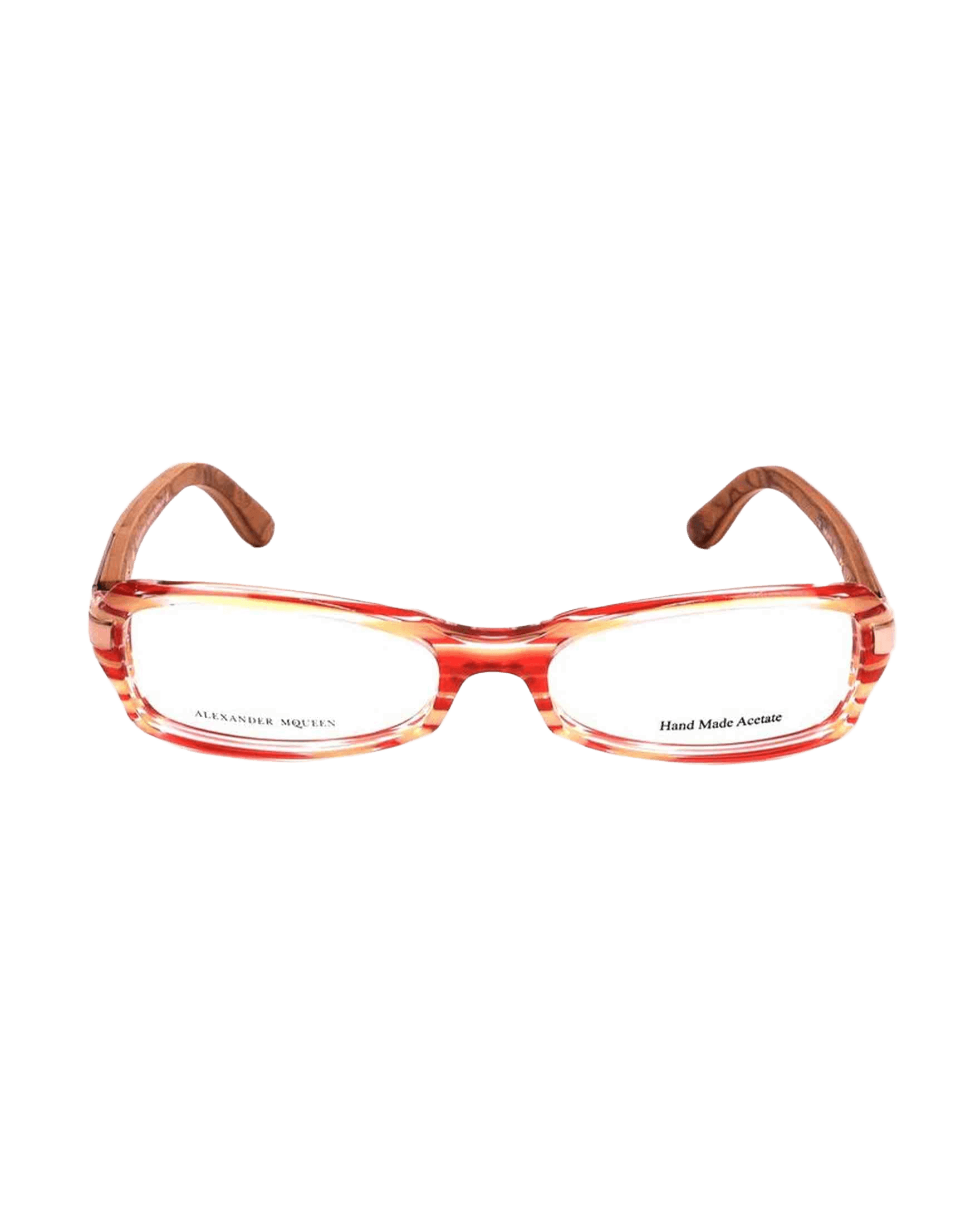 Alexander Mcqueen Acetate Red Frame Glam Steals