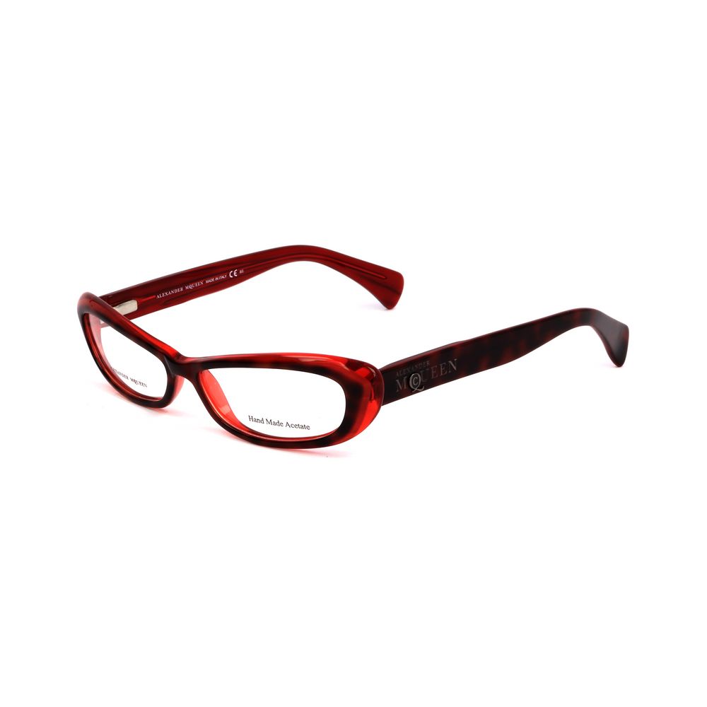 Alexander Mcqueen Acetate Red Frame Glam Steals