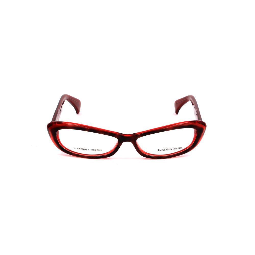 Alexander Mcqueen Acetate Red Frame Glam Steals