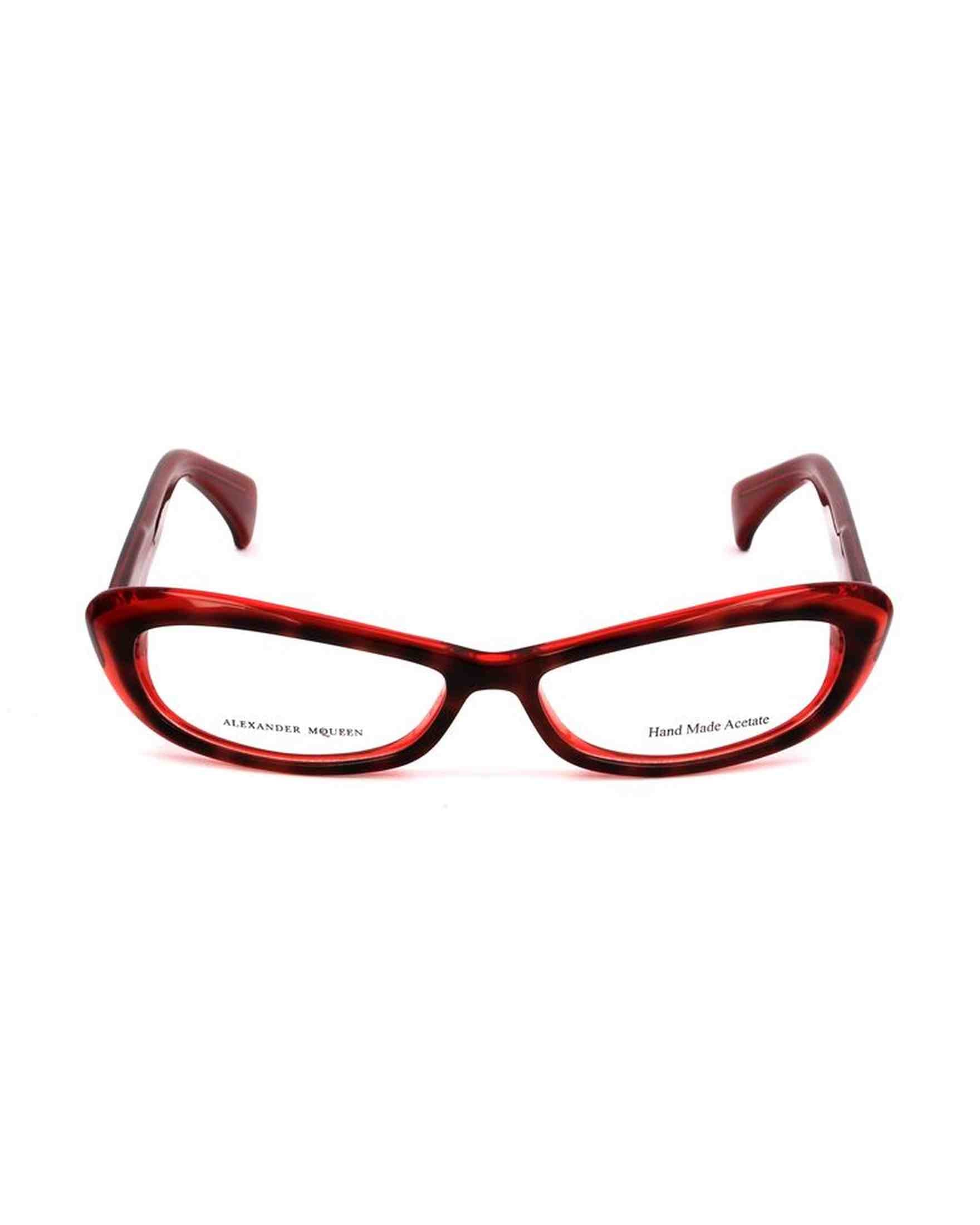 Alexander Mcqueen Acetate Red Frame Glam Steals