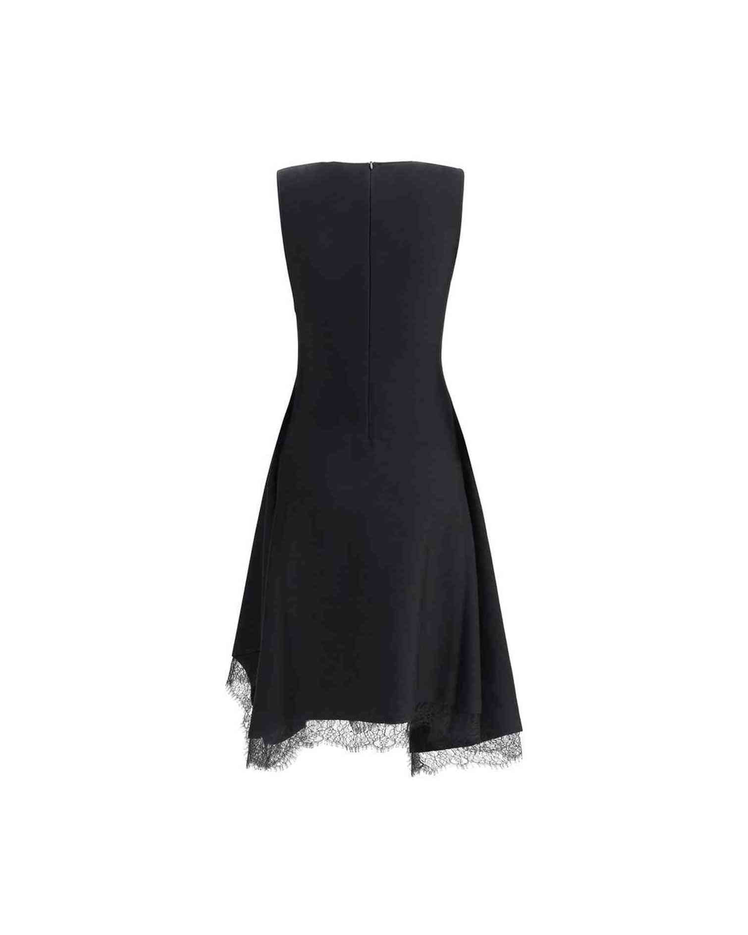 Alexander Mcqueen Asymmetric Midi Dress Glam Steals