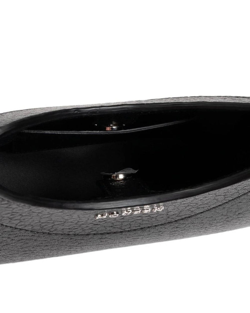 Alexander Mcqueen Black Leather Lamb Handbag Glam Steals