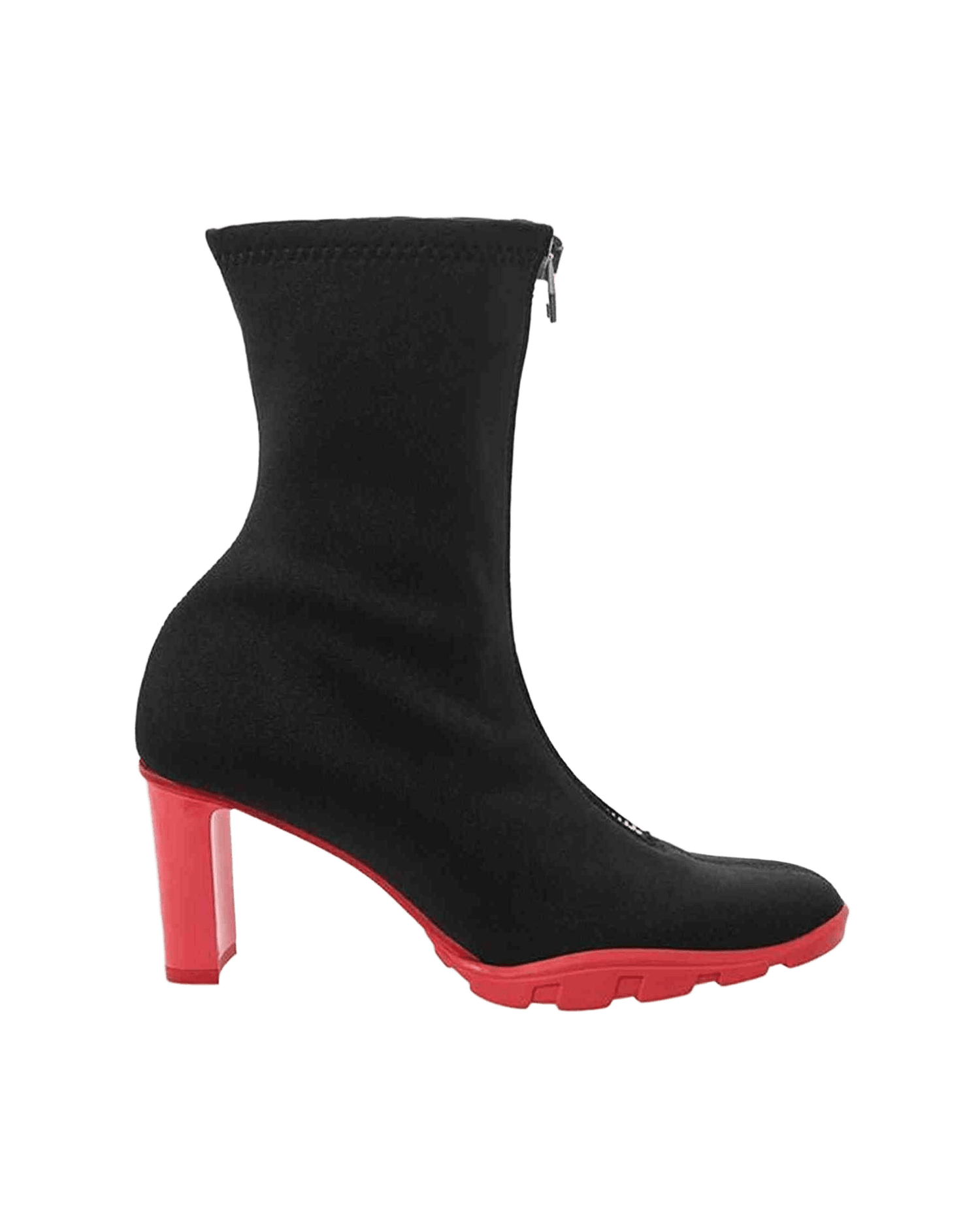 Alexander Mcqueen Black Neoprene Boot Glam Steals