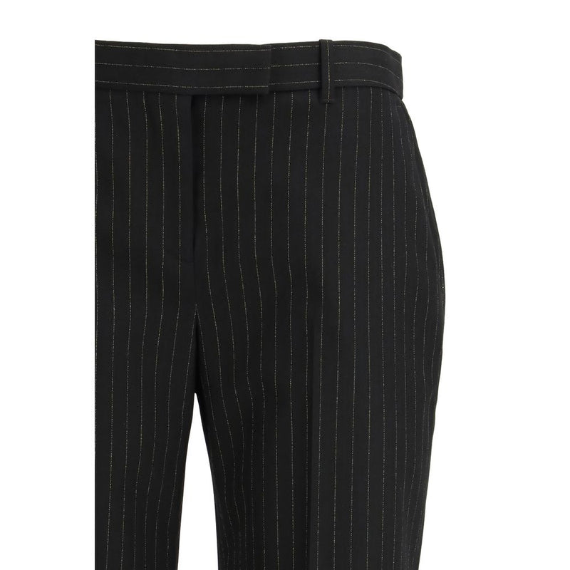 Alexander Mcqueen Black Wool Dress Pant Glam Steals