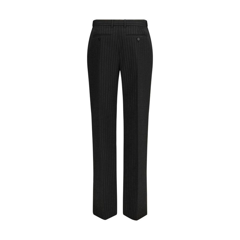 Alexander Mcqueen Black Wool Dress Pant Glam Steals