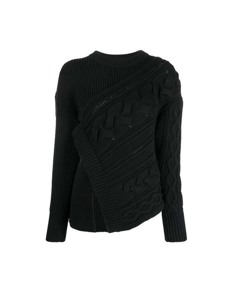 Alexander Mcqueen Black Wool Sweatshirt 