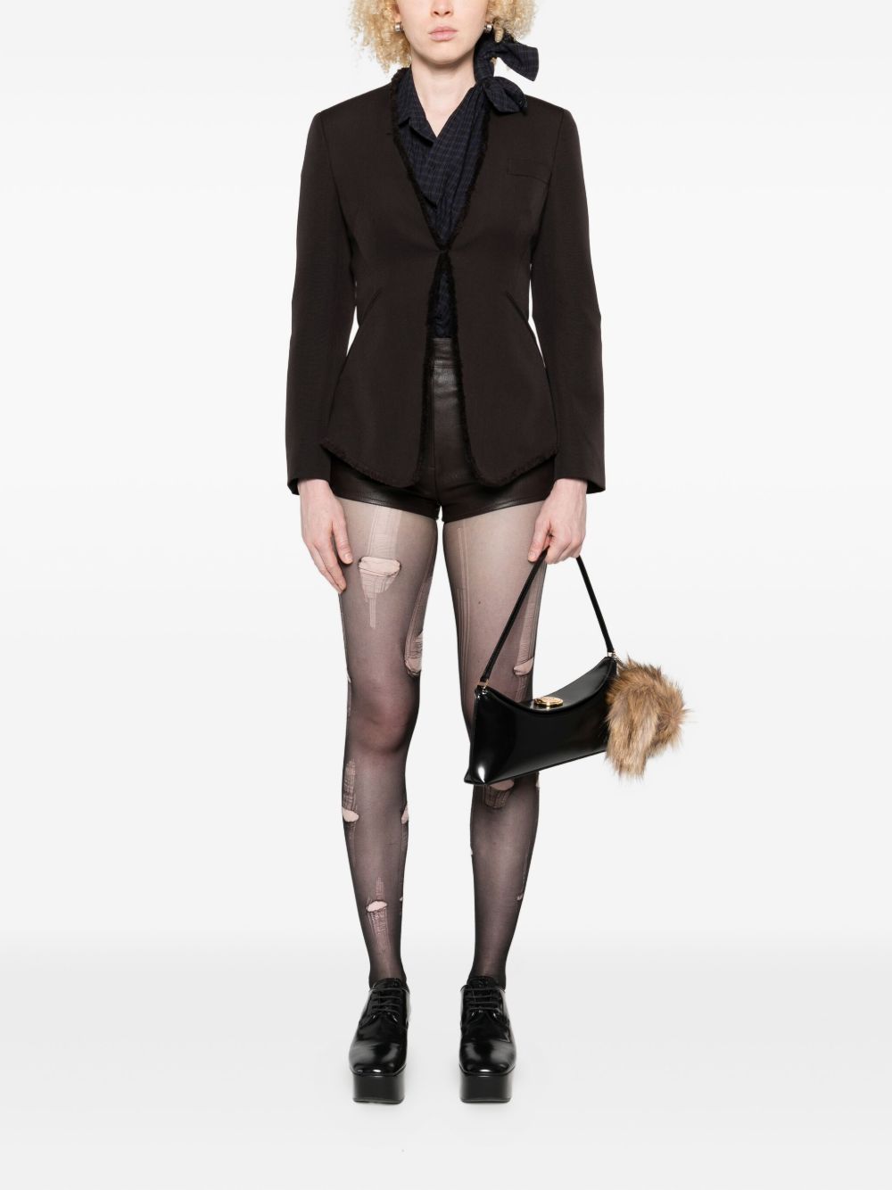 Alexander Mcqueen Brown Jacket Glam Steals