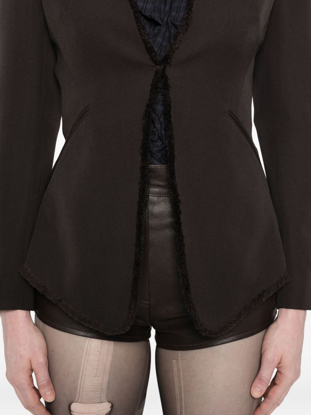Alexander Mcqueen Brown Jacket Glam Steals