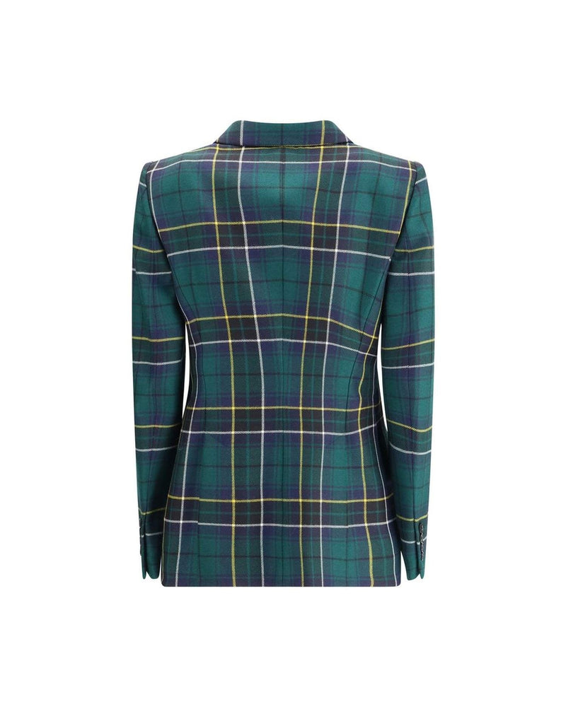 Alexander Mcqueen Check Patterned Blazer Glam Steals