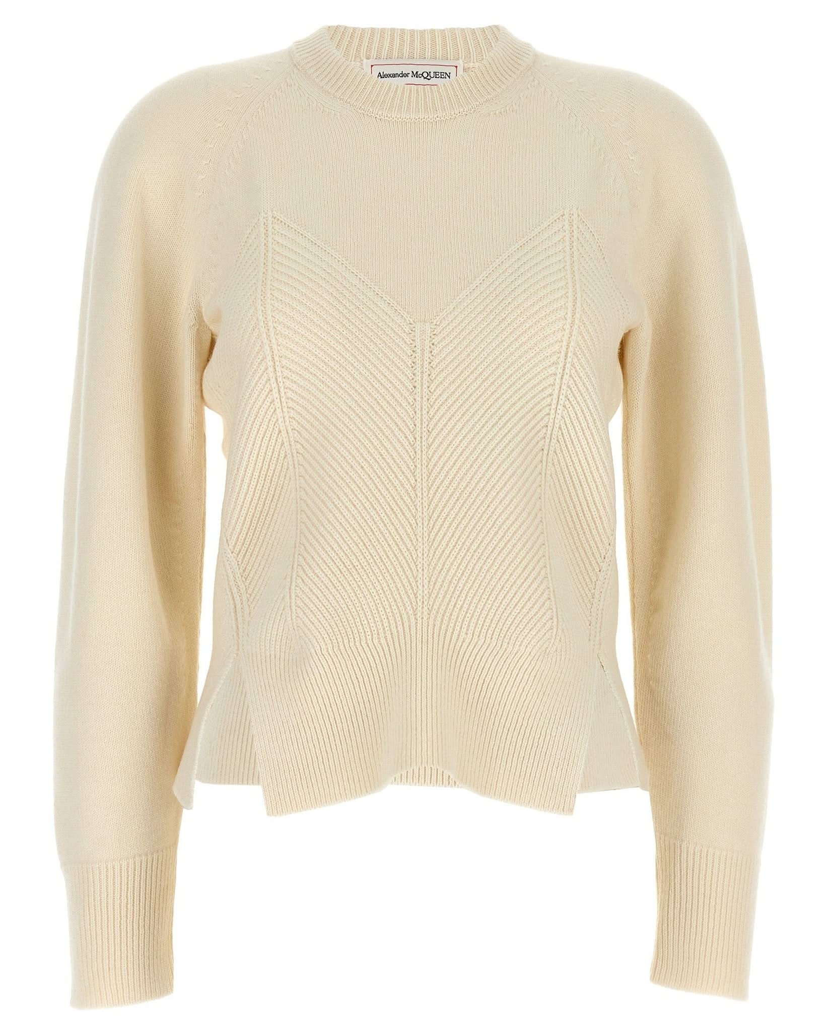 Alexander Mcqueen Chevron Corset Sweater Glam Steals