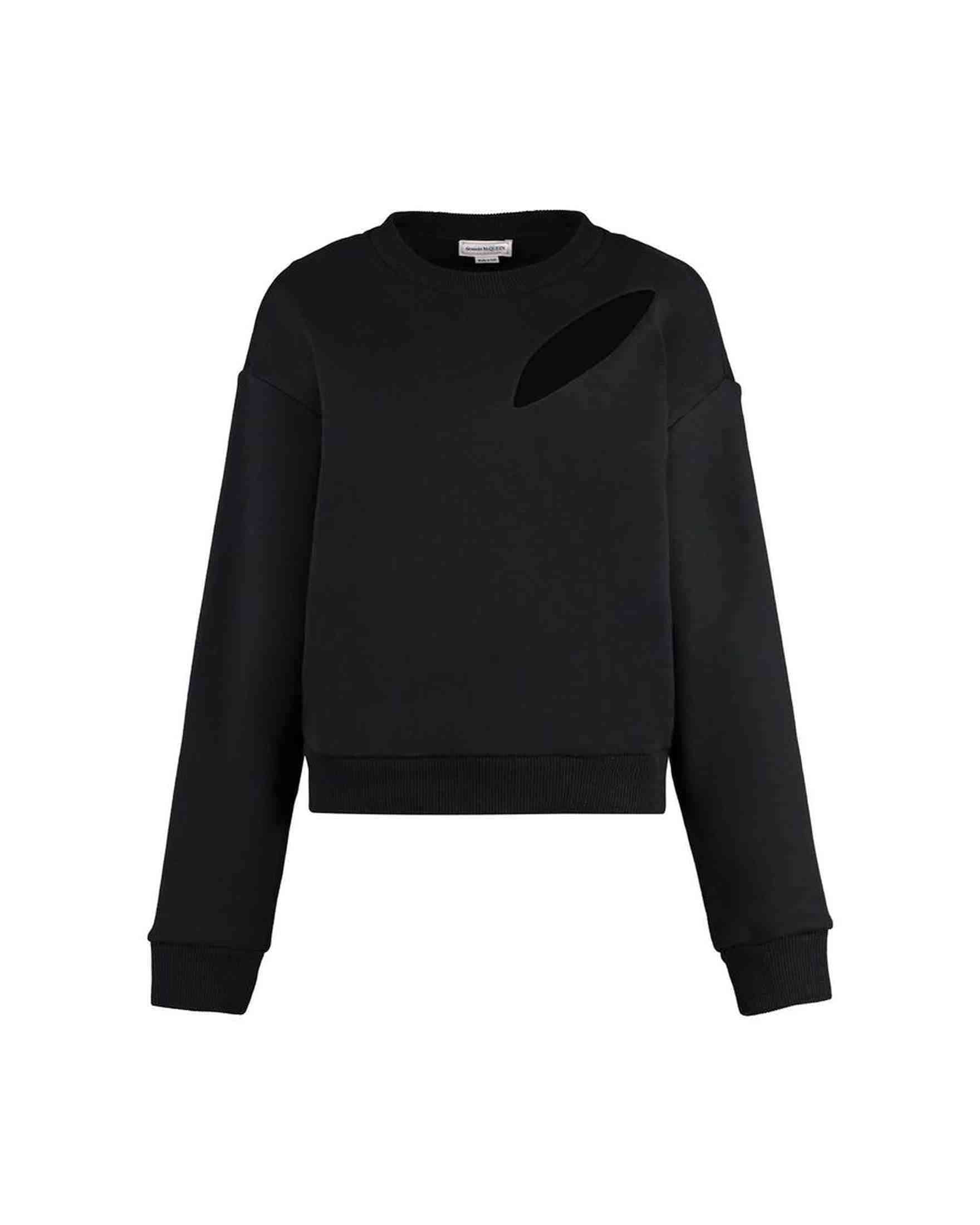 Alexander Mcqueen Cotton Sweat-Shirt Glam Steals