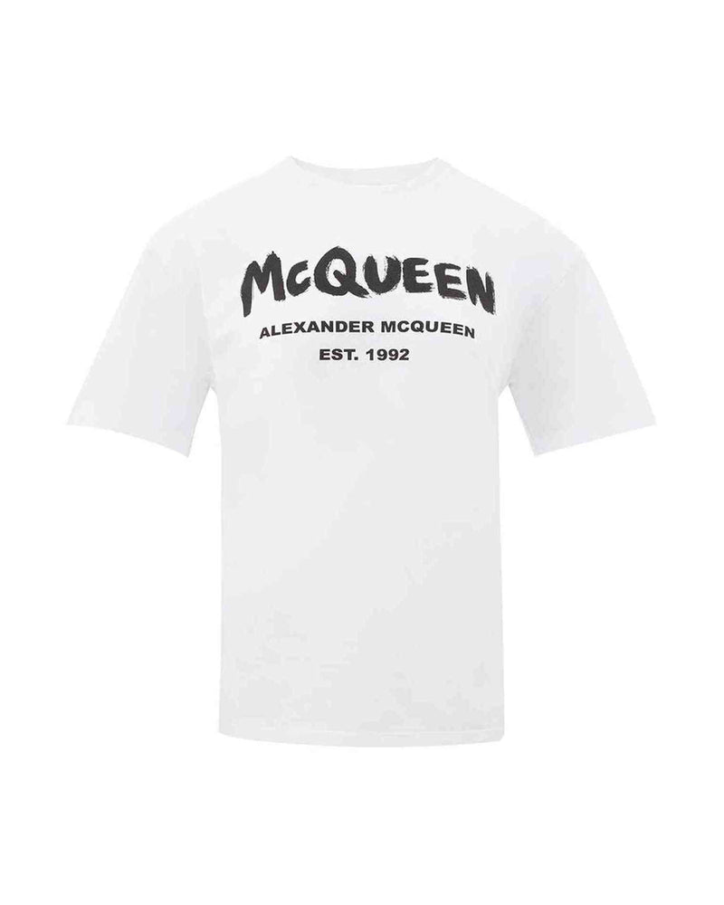 Alexander Mcqueen Cotton Top & White T-Shirt Glam Steals