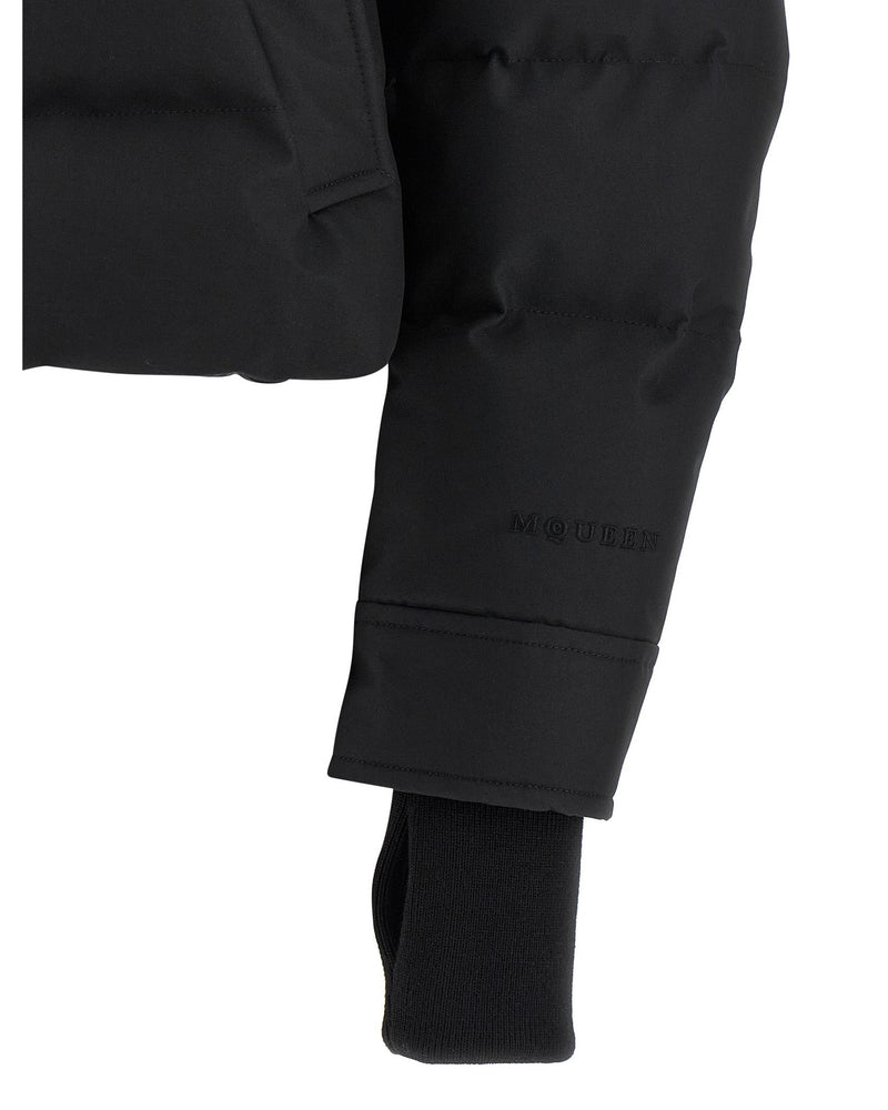 Alexander Mcqueen Cropped Down Jacket Glam Steals