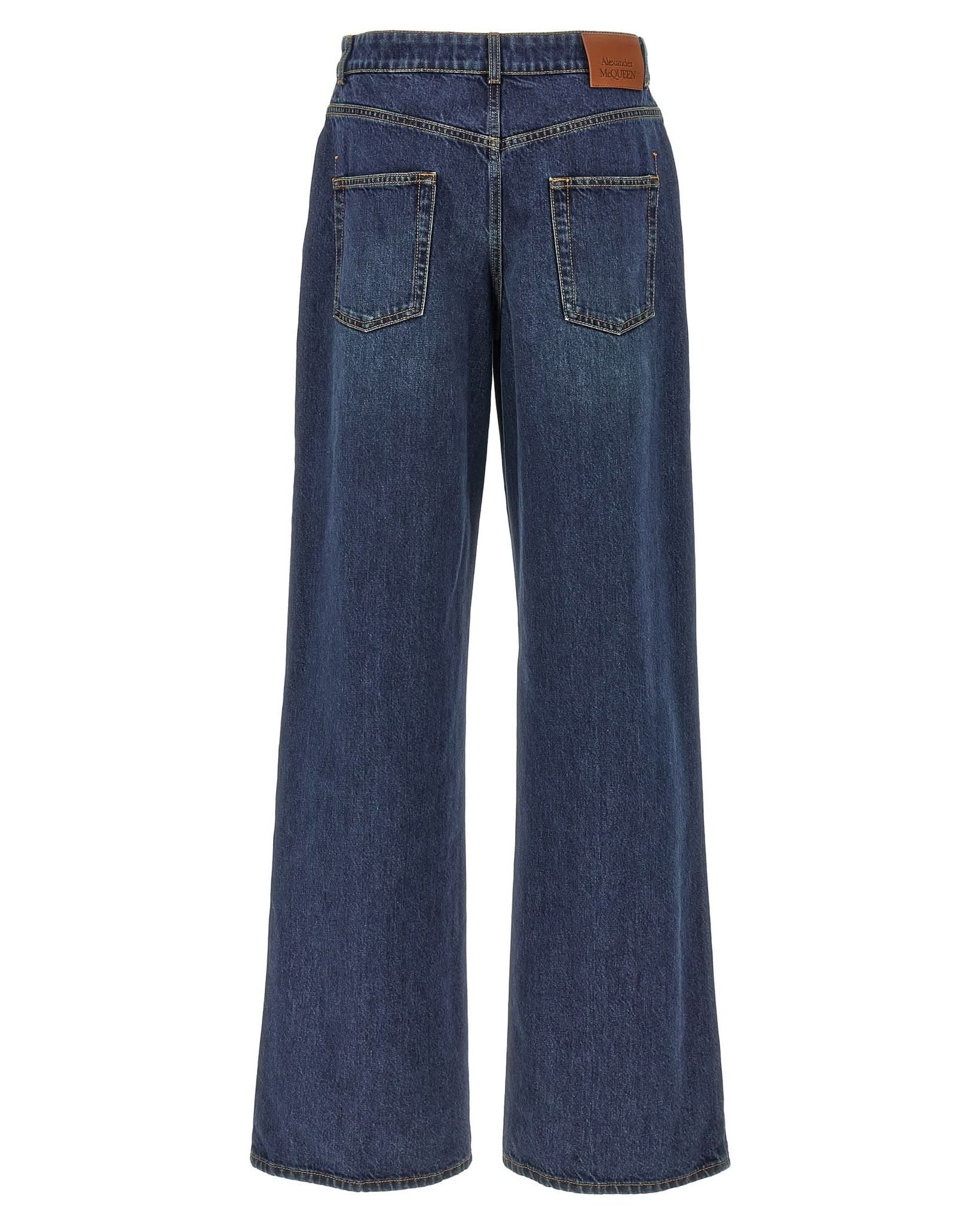 Alexander Mcqueen Denim Jeans Glam Steals