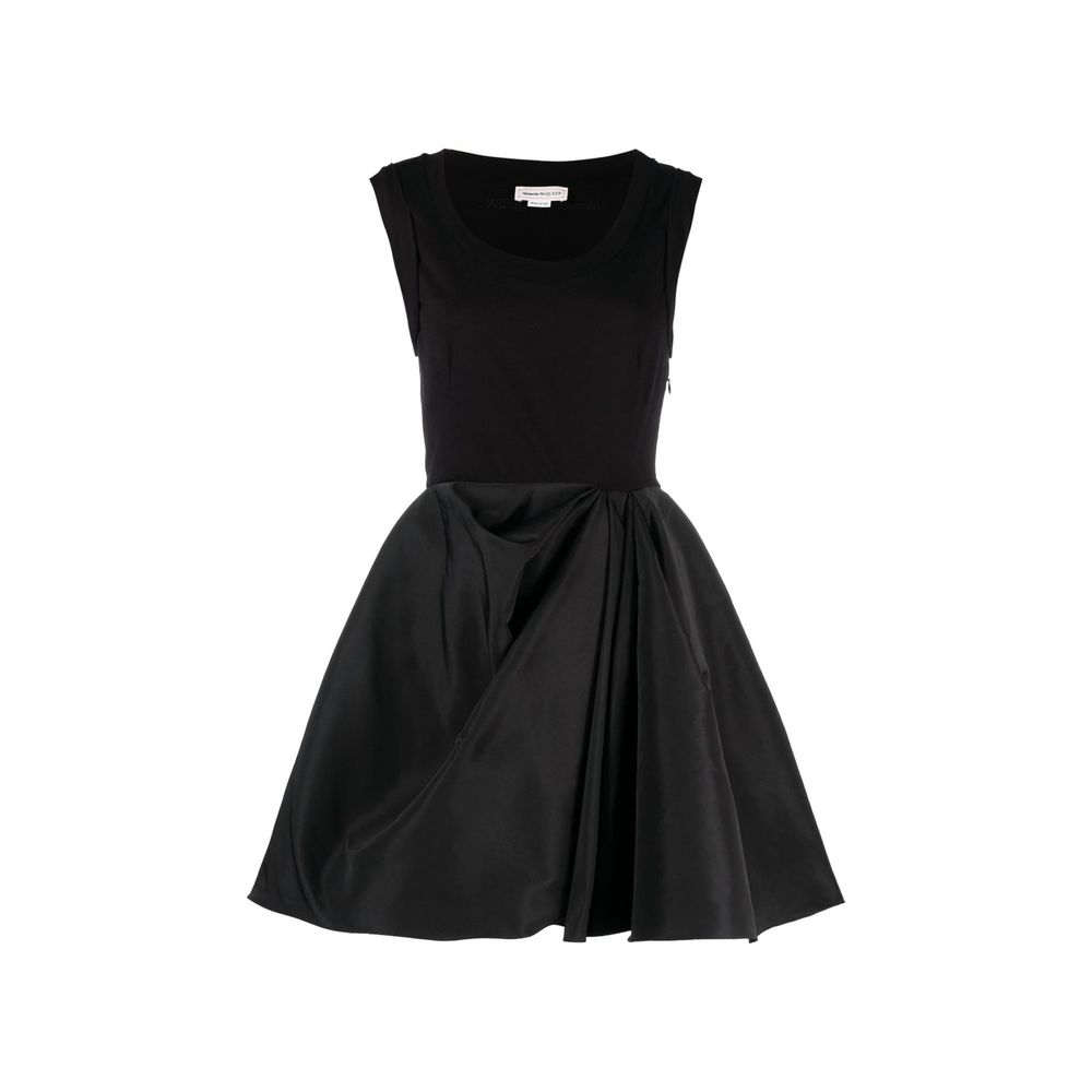 Alexander Mcqueen Gathered Mini Dress Glam Steals