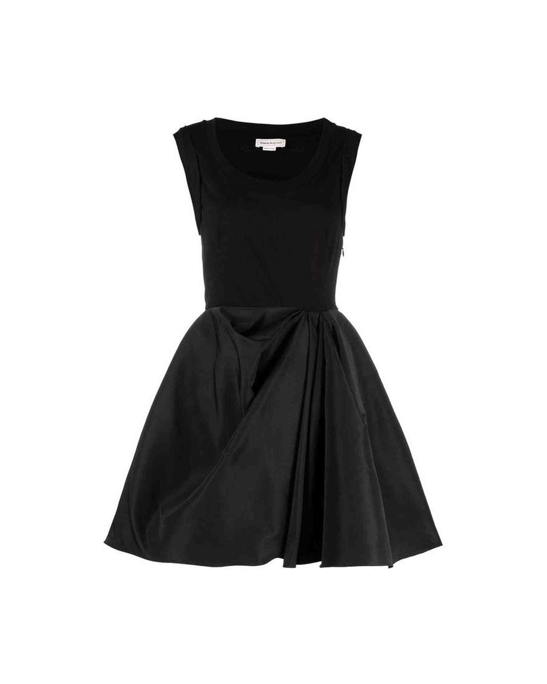 Alexander Mcqueen Gathered Mini Dress Glam Steals