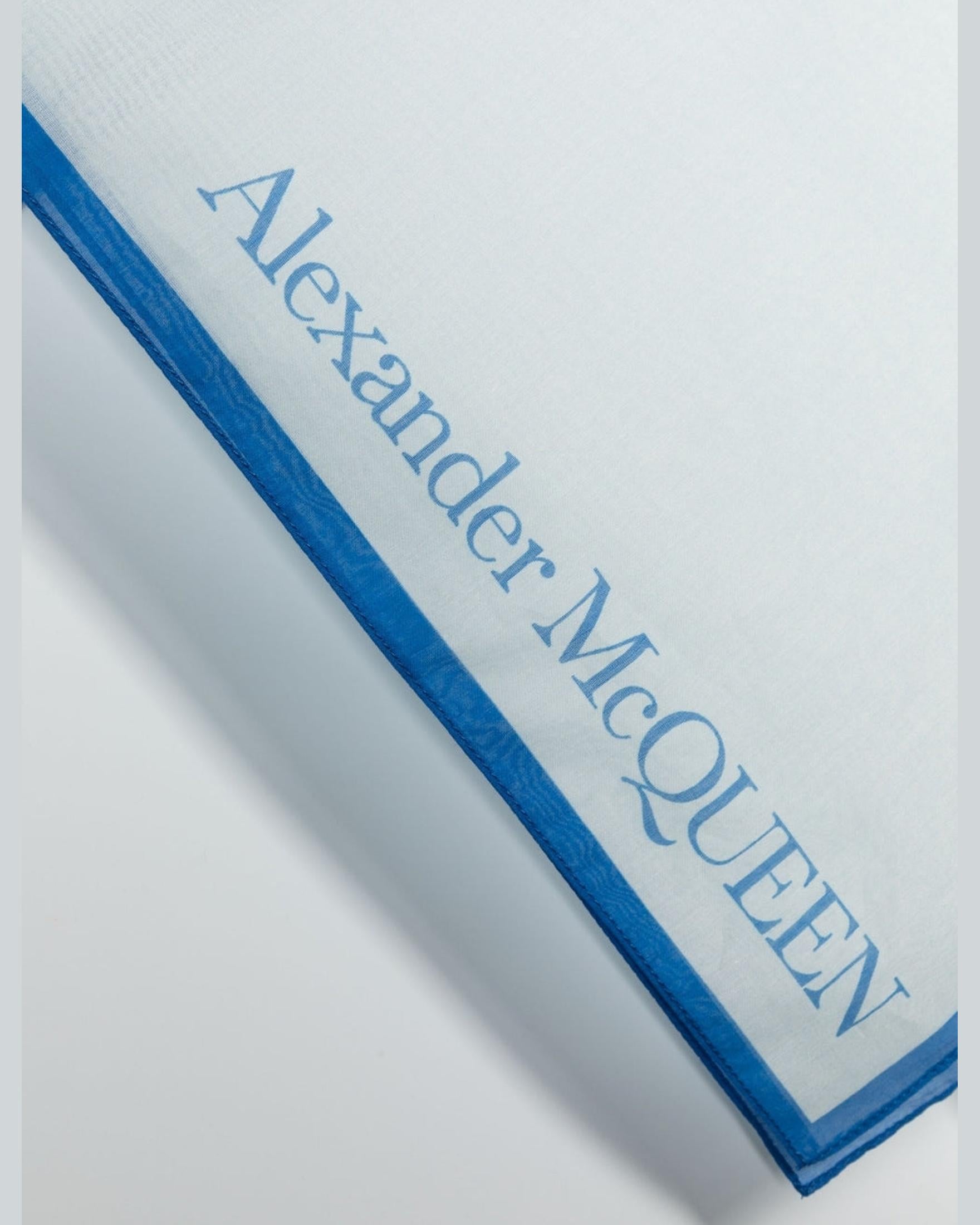 Alexander Mcqueen Gradient Effect Logo Scarf Glam Steals