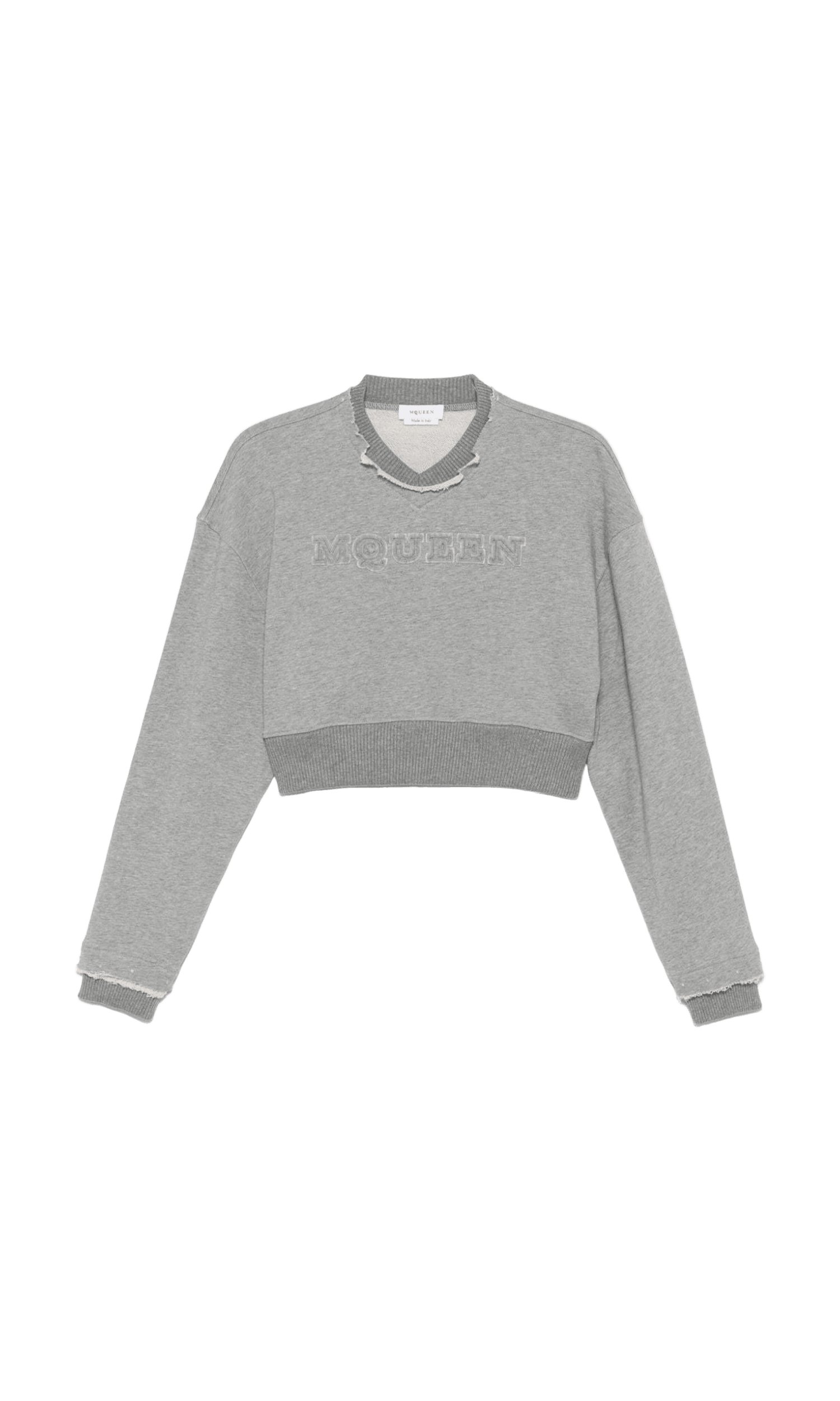 Alexander Mcqueen Grey Sweater Glam Steals