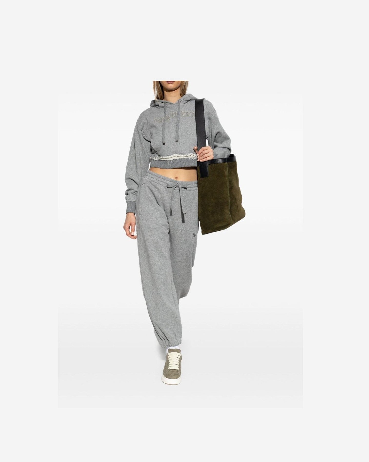 Alexander Mcqueen Grey Trouser Glam Steals