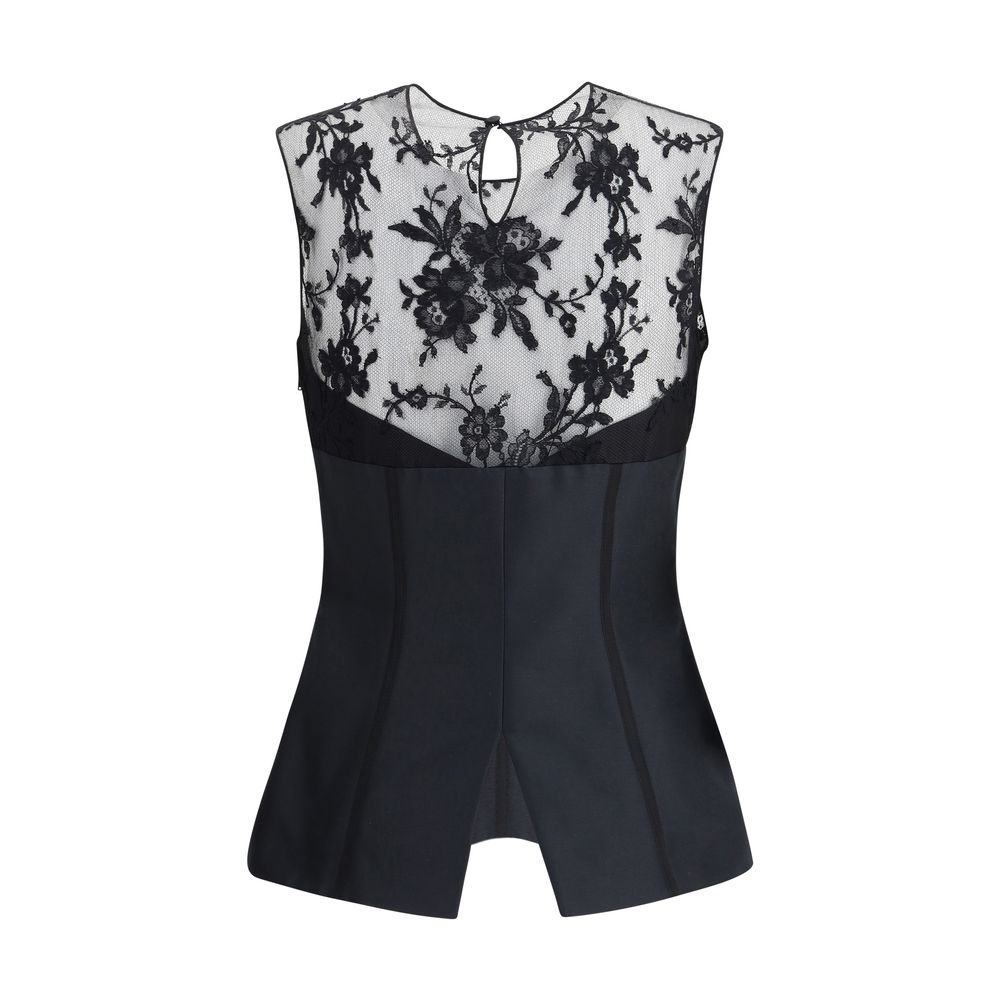 Alexander Mcqueen Lace Top Glam Steals