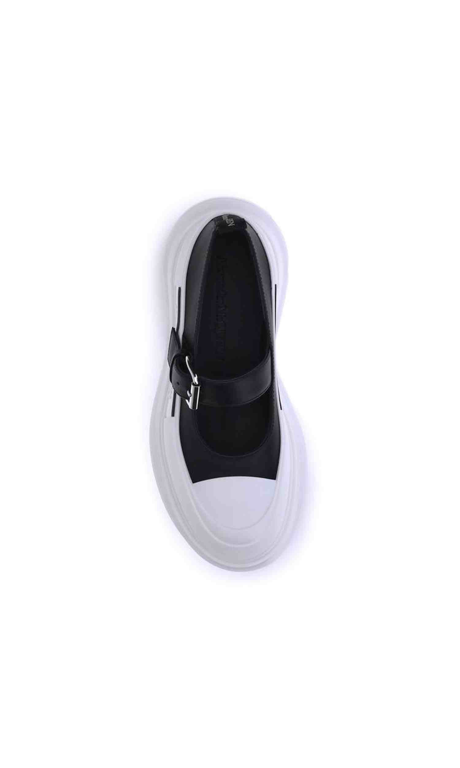 Alexander Mcqueen Leather And Rubber Sneakers Glam Steals