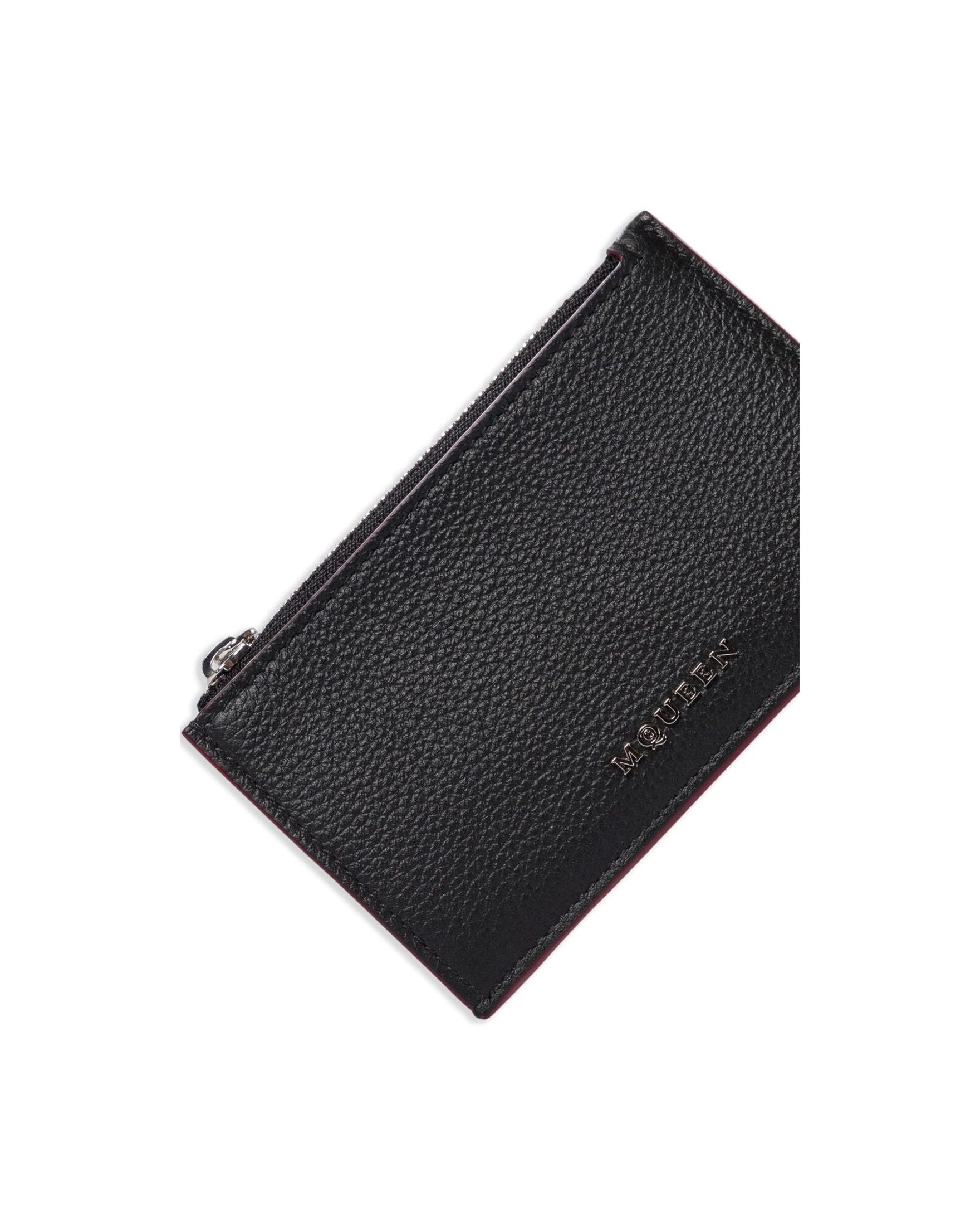 Alexander Mcqueen Leather Card Case Glam Steals
