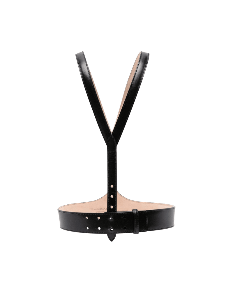 Alexander Mcqueen Leather Harness Glam Steals