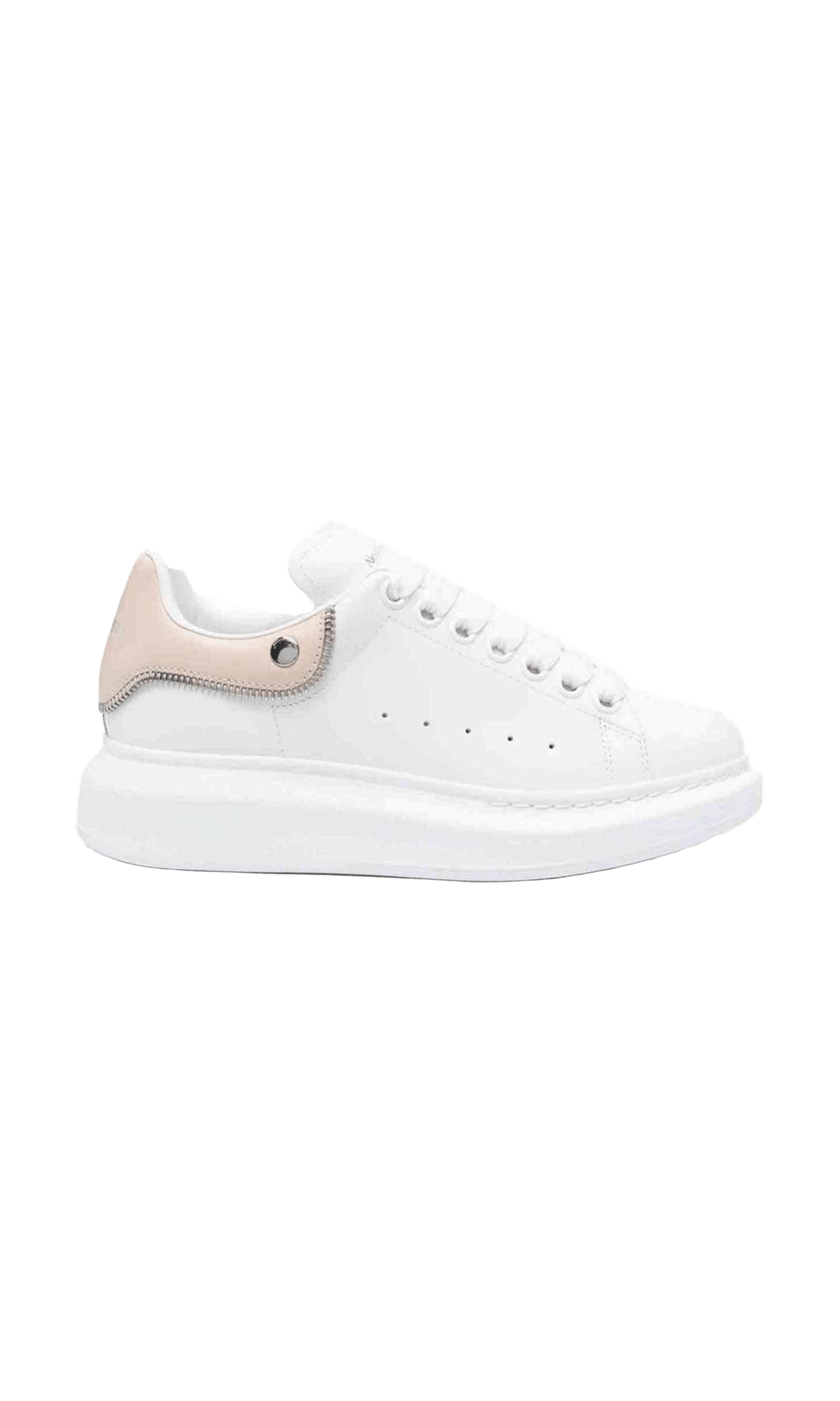 Alexander Mcqueen Leather Oversized Sneakers Glam Steals