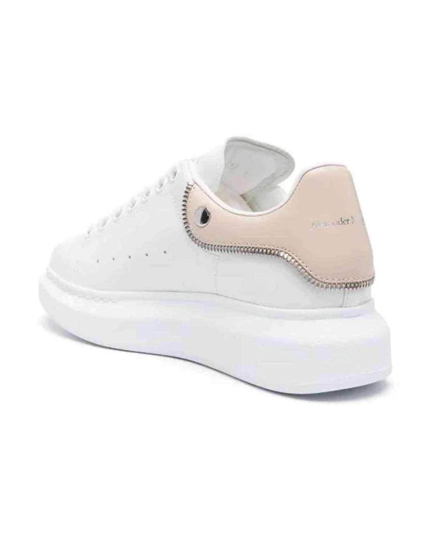 Alexander Mcqueen Leather Oversized Sneakers Glam Steals