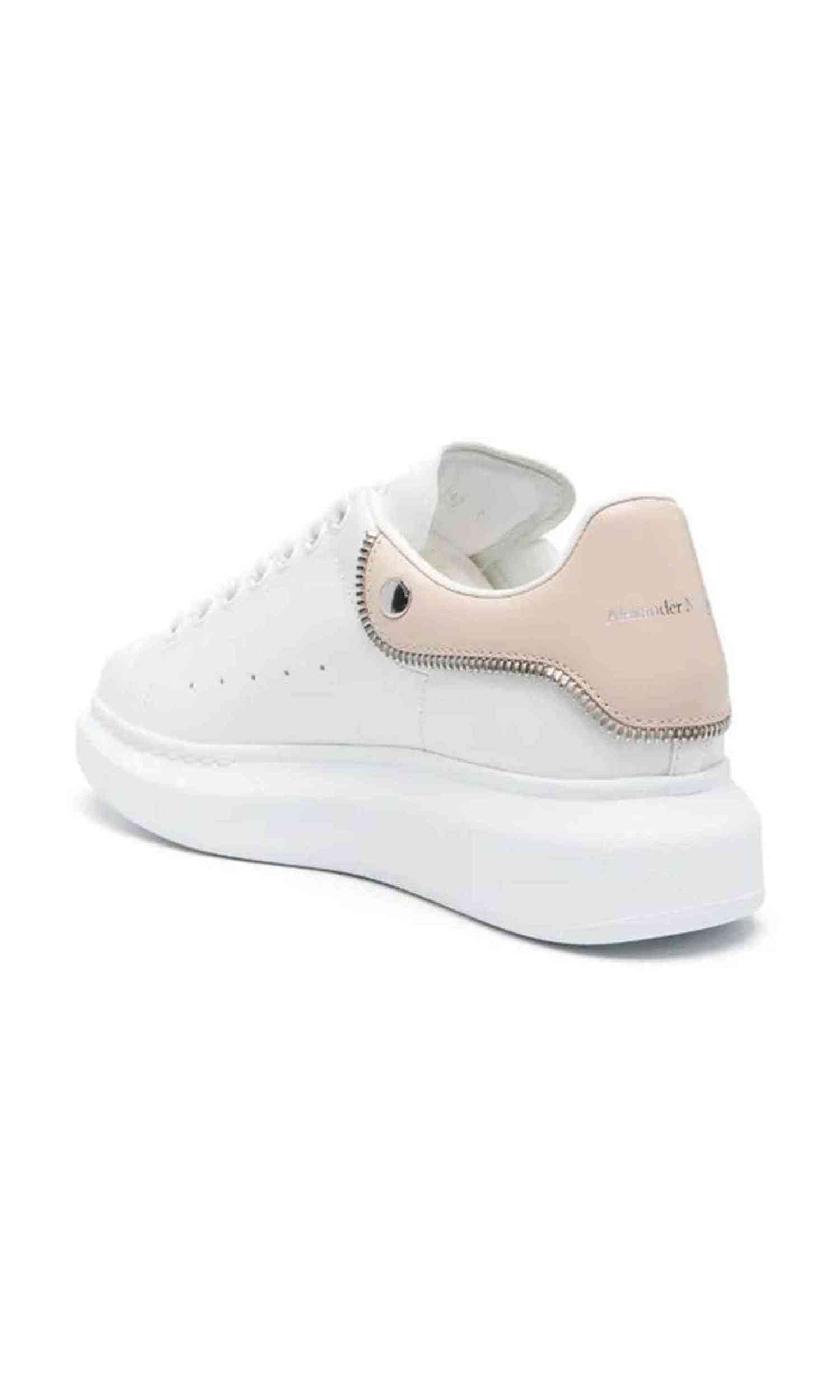 Alexander Mcqueen Leather Oversized Sneakers Glam Steals