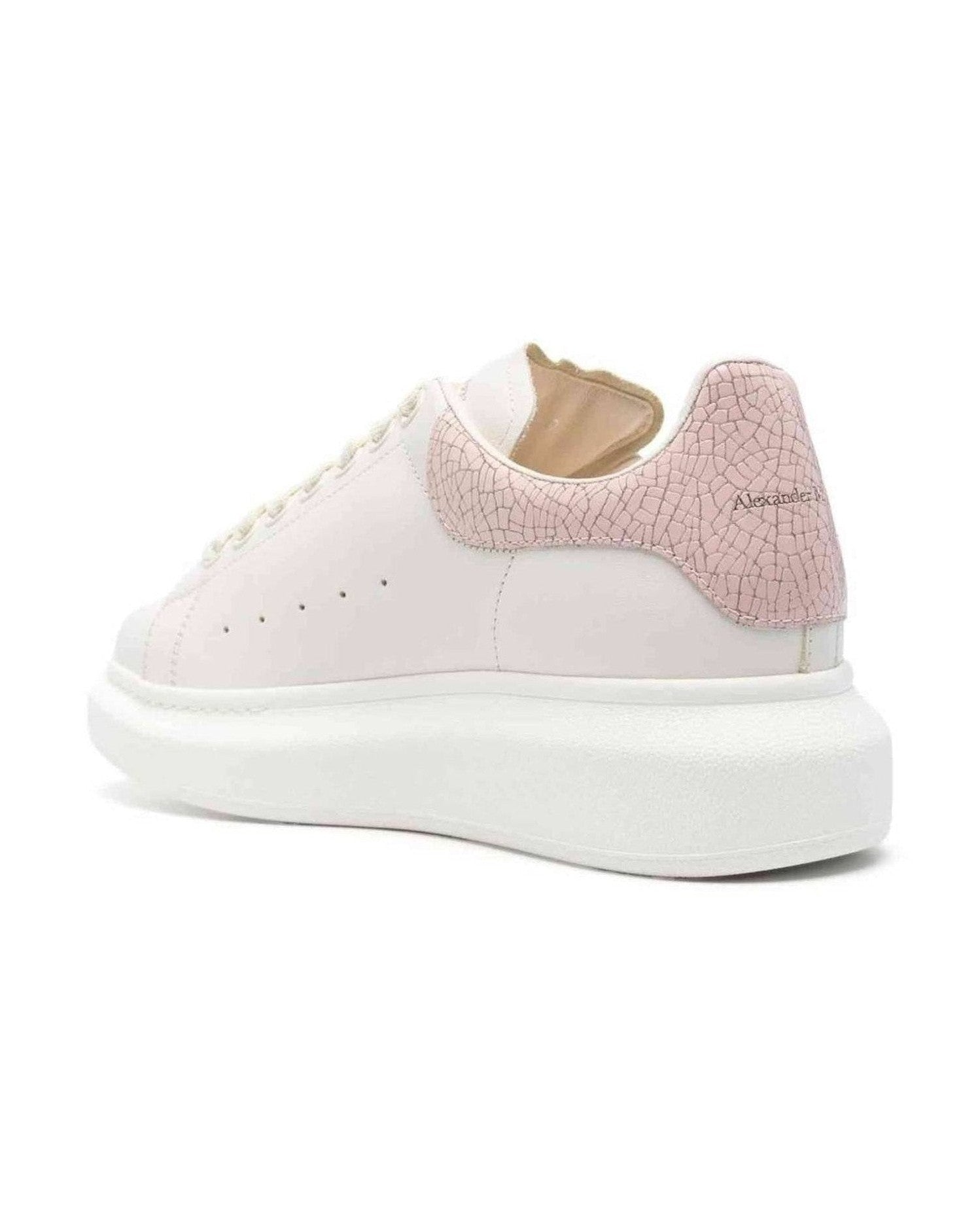 Alexander Mcqueen Leather Oversized Sneakers Glam Steals
