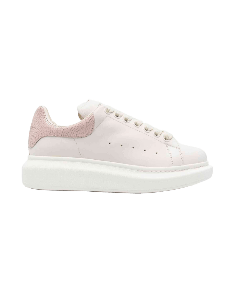 Alexander Mcqueen Leather Oversized Sneakers Glam Steals