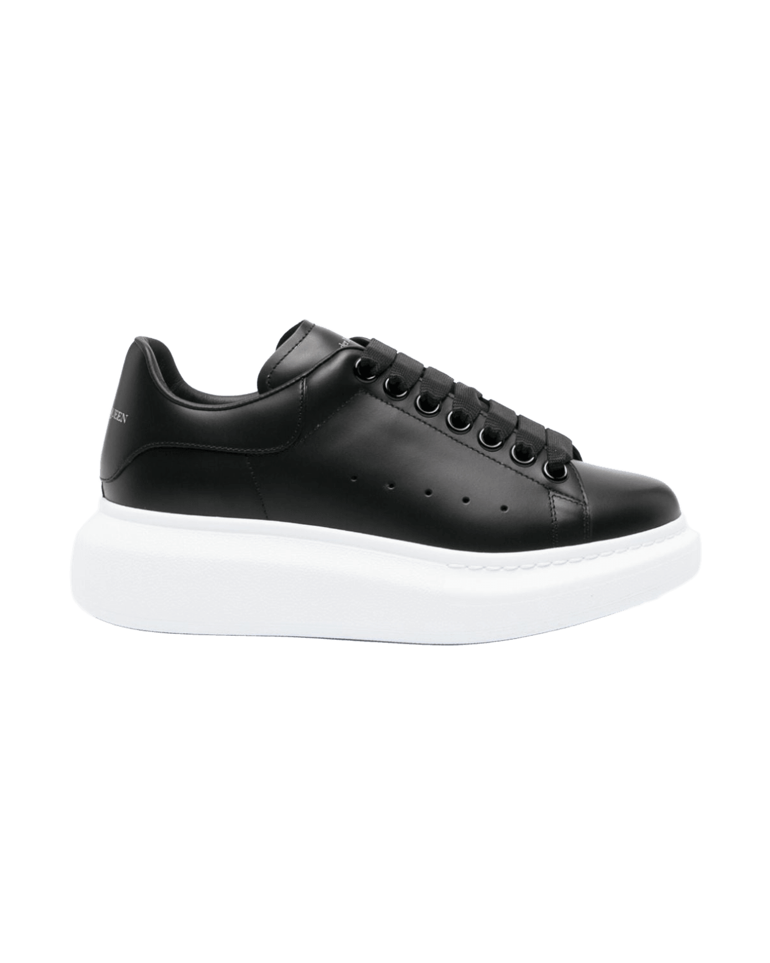 Alexander Mcqueen Leather Oversized Sneakers Glam Steals