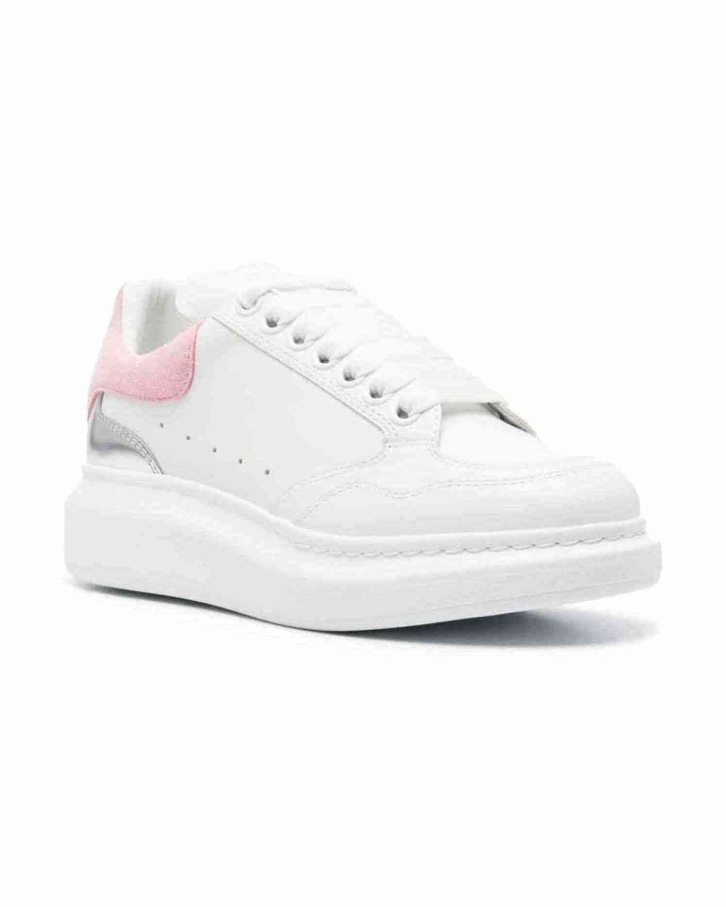 Alexander Mcqueen Leather Oversized Sneakers Glam Steals