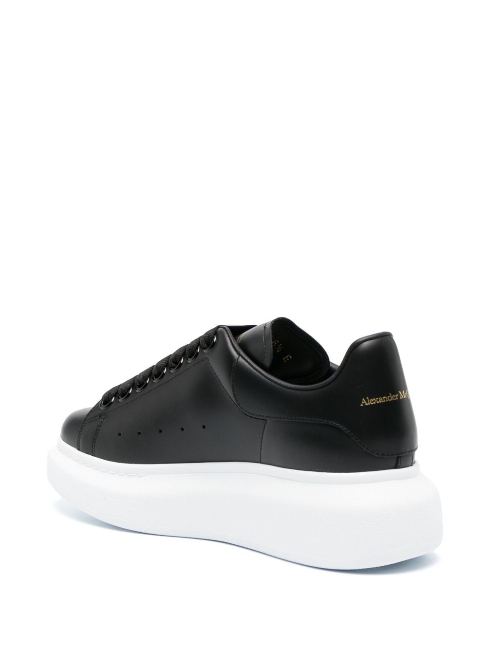 Alexander Mcqueen Leather Oversized Sneakers Glam Steals