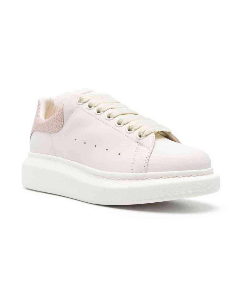 Alexander Mcqueen Leather Oversized Sneakers Glam Steals