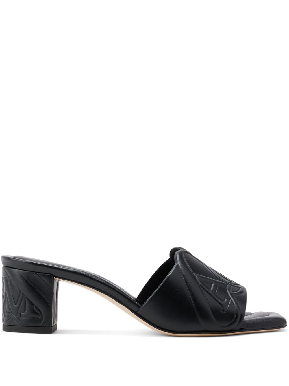 Alexander Mcqueen Leather Seal Mules Glam Steals