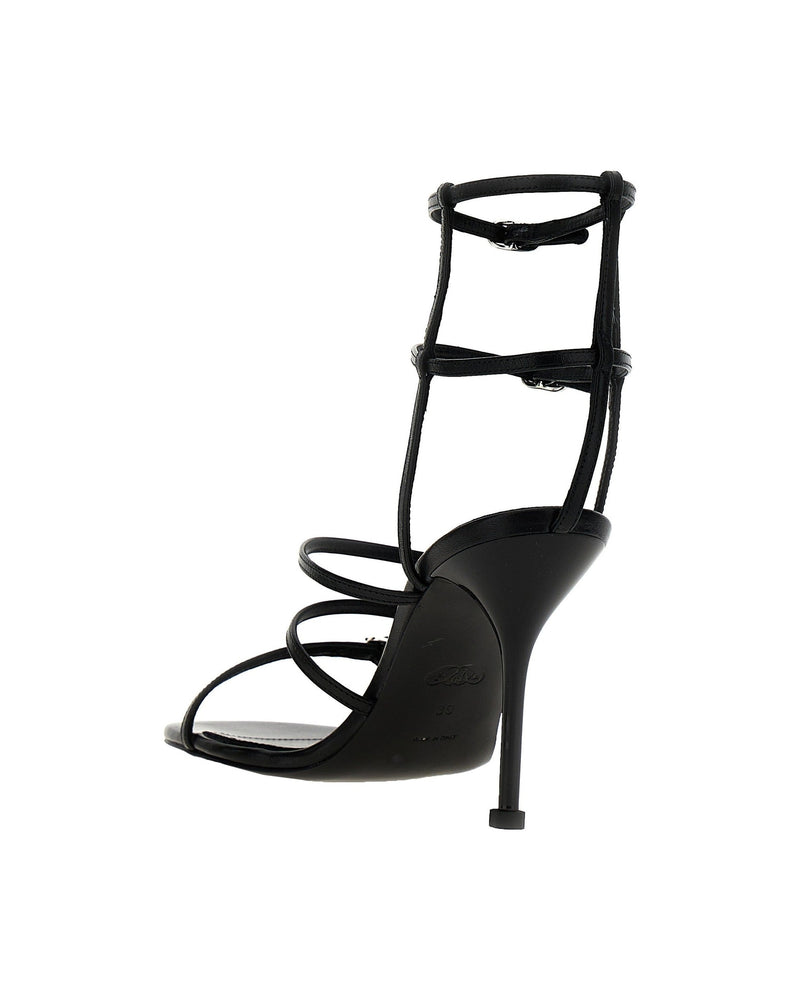 Alexander Mcqueen Leather Strap Sandals Glam Steals