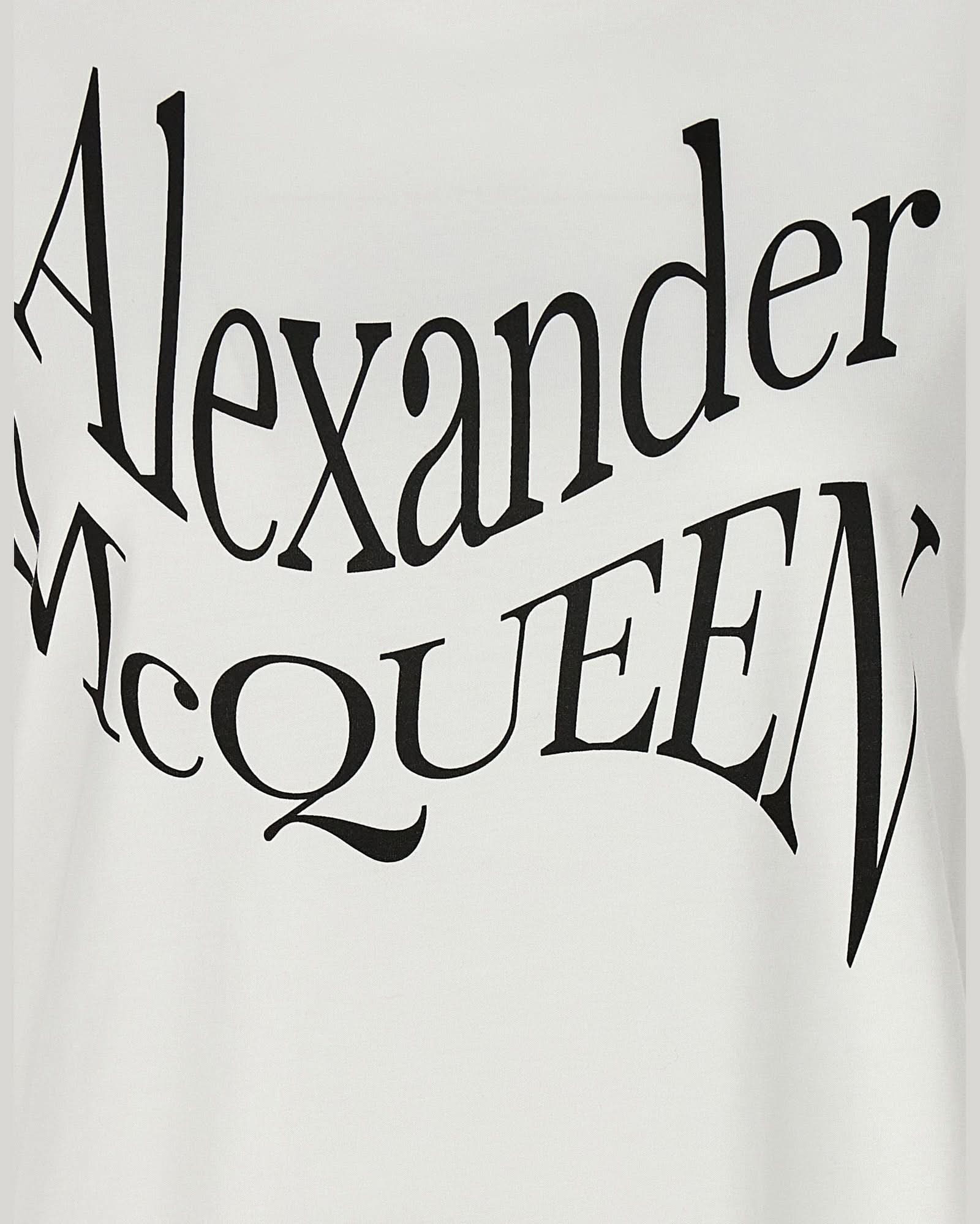 Alexander Mcqueen Logo Print T-shirt Glam Steals