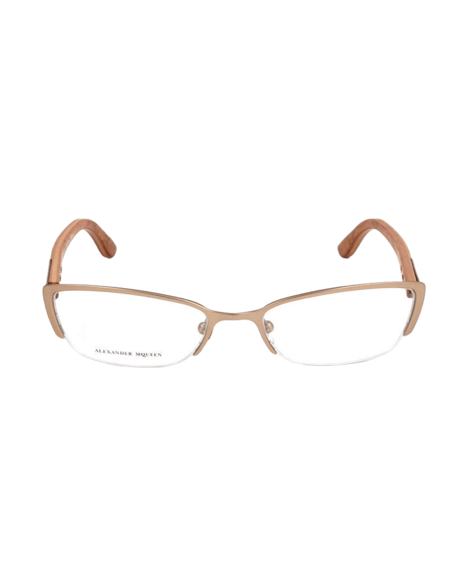 Alexander Mcqueen Metal Brown Frame Glam Steals