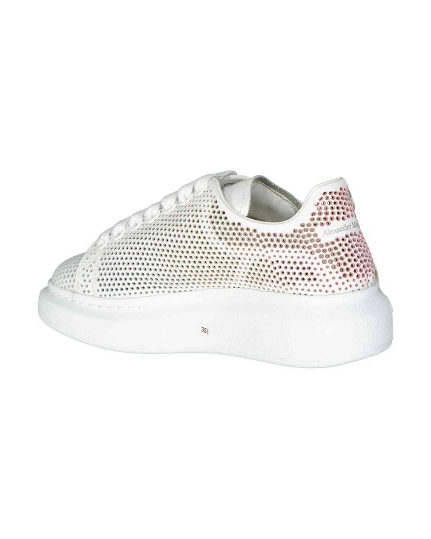 Alexander Mcqueen Oversized Dotted Cut Out Sneakers Glam Steals