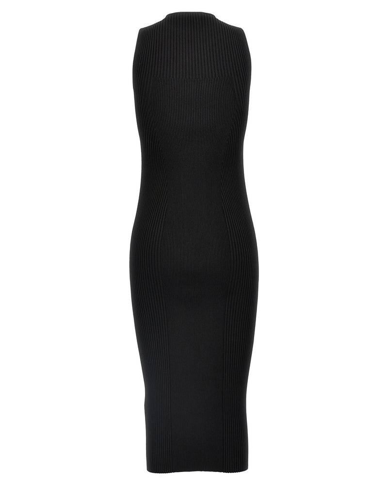 Alexander Mcqueen Ribbed Knit Dress Glam Steals