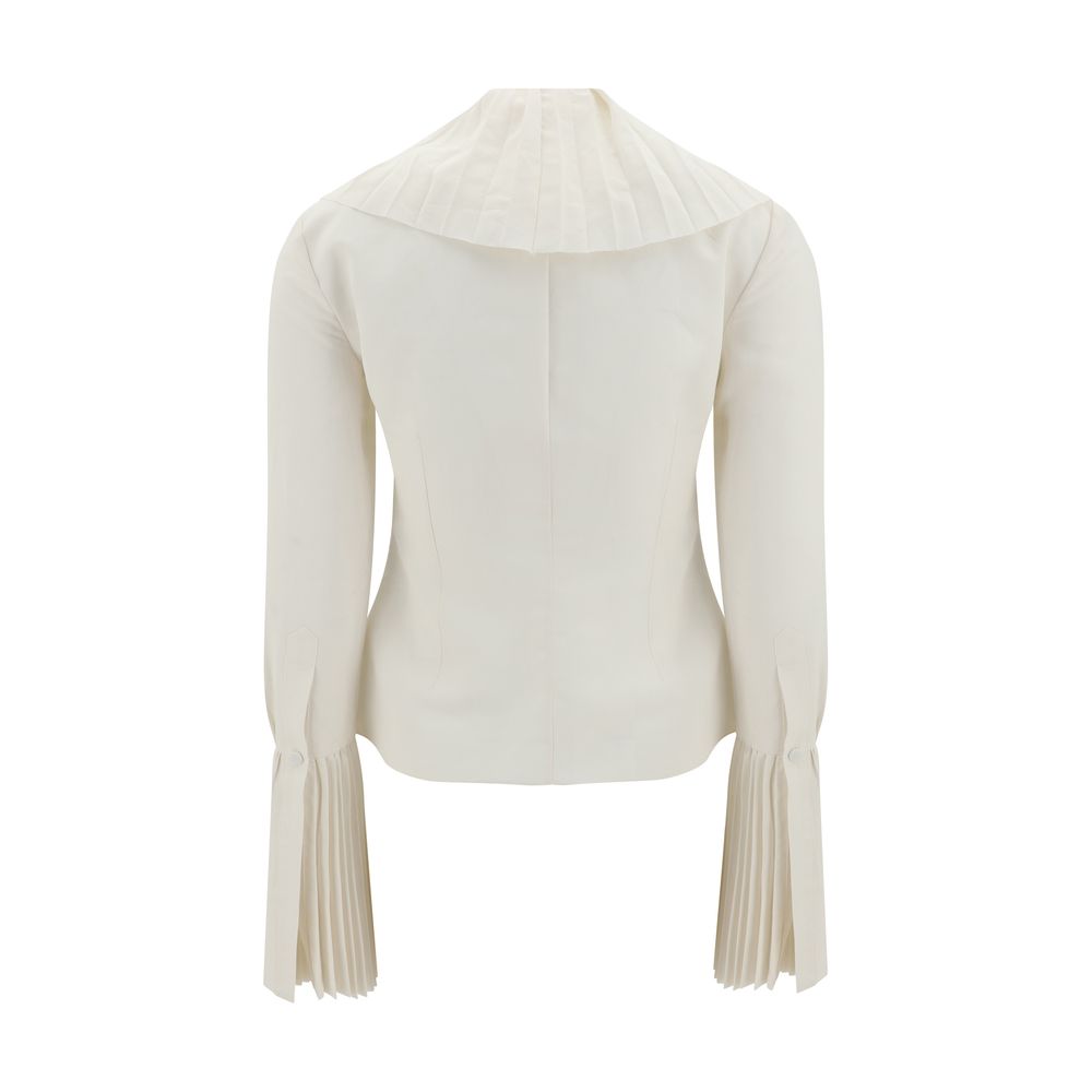 Alexander Mcqueen Ruffled Shirt Glam Steals
