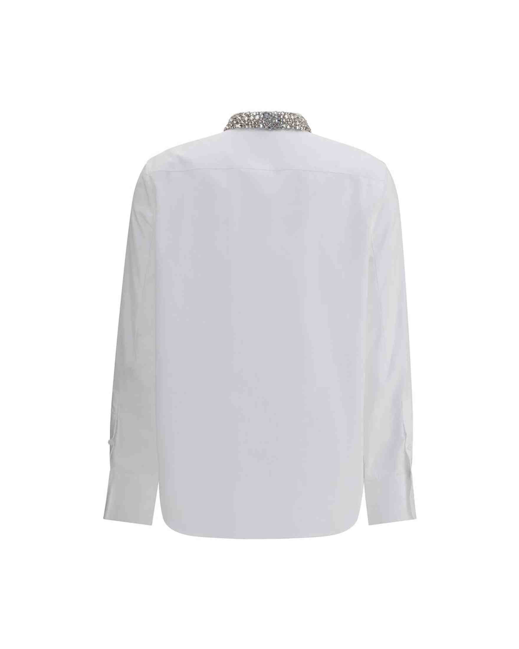 Alexander Mcqueen Shirt With Embellished Collar Glam Steals