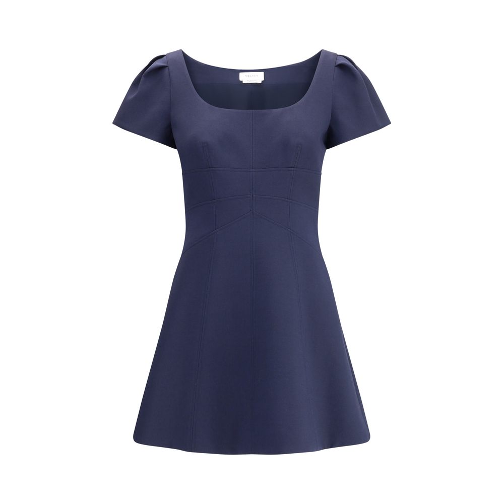 Alexander Mcqueen Short Dress With Gathered Sleeves