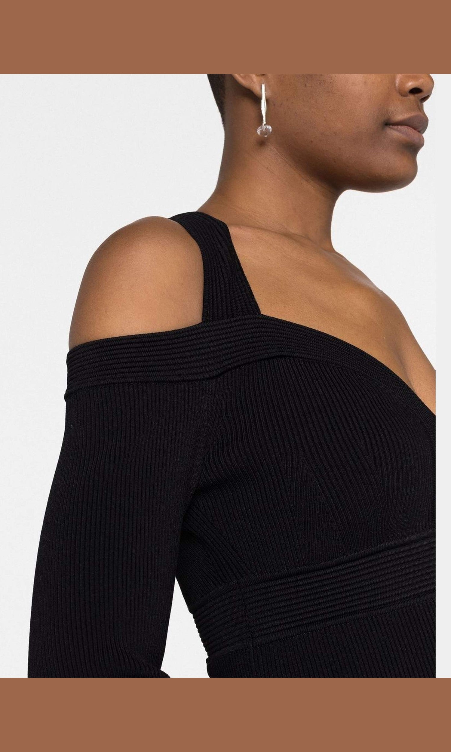 Alexander Mcqueen Short Knitted Dress with V Neck Glam Steals