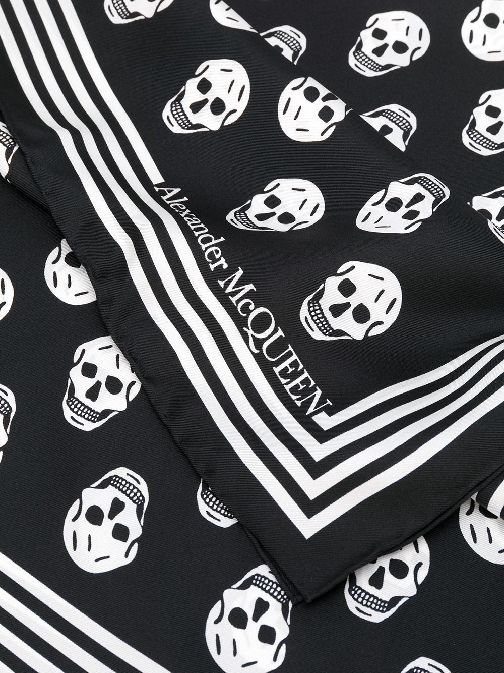 Alexander Mcqueen Silk Skull Scarf Glam Steals