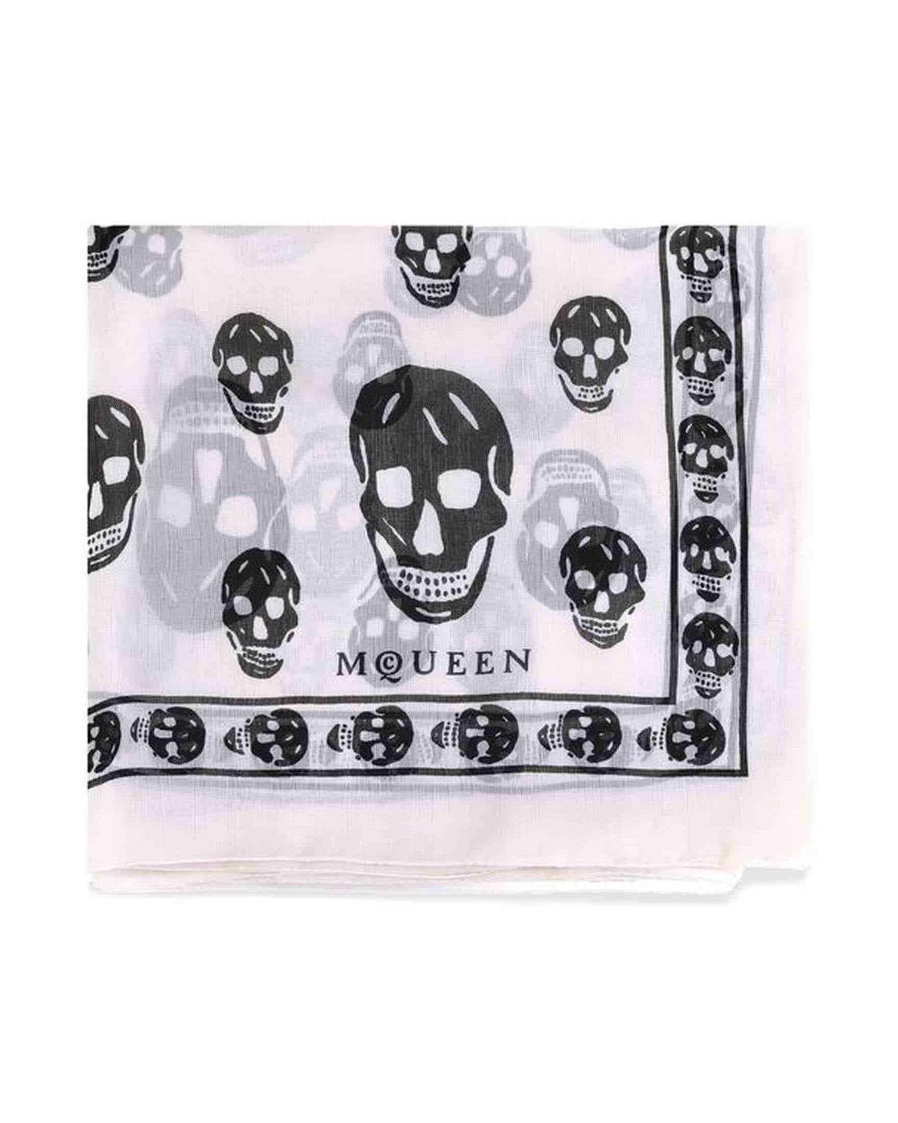 Alexander Mcqueen Silk Skull Scarf Glam Steals