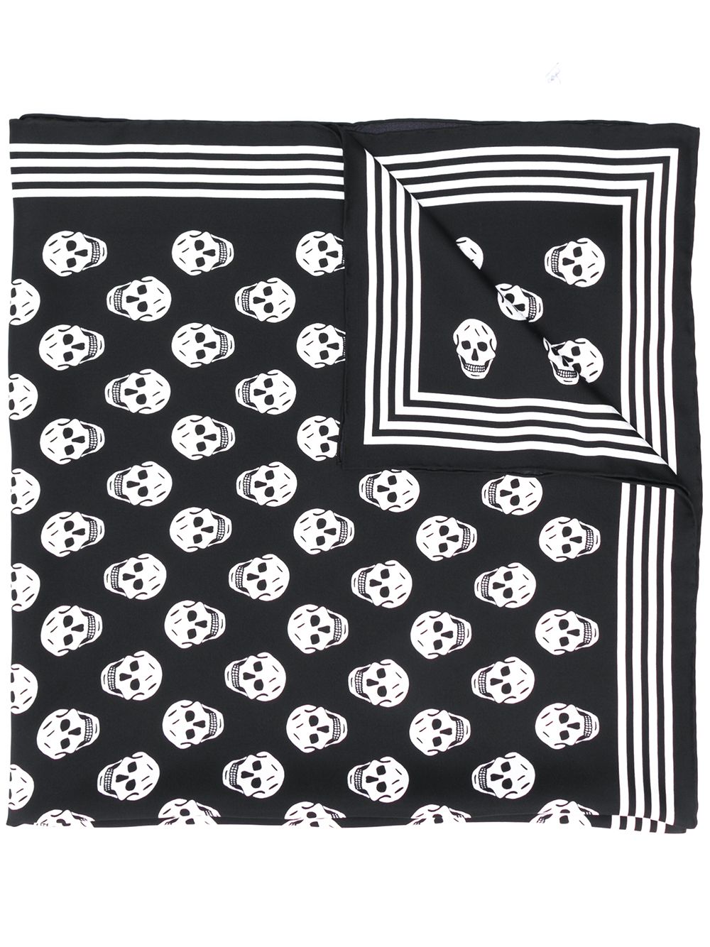 Alexander Mcqueen Silk Skull Scarf Glam Steals
